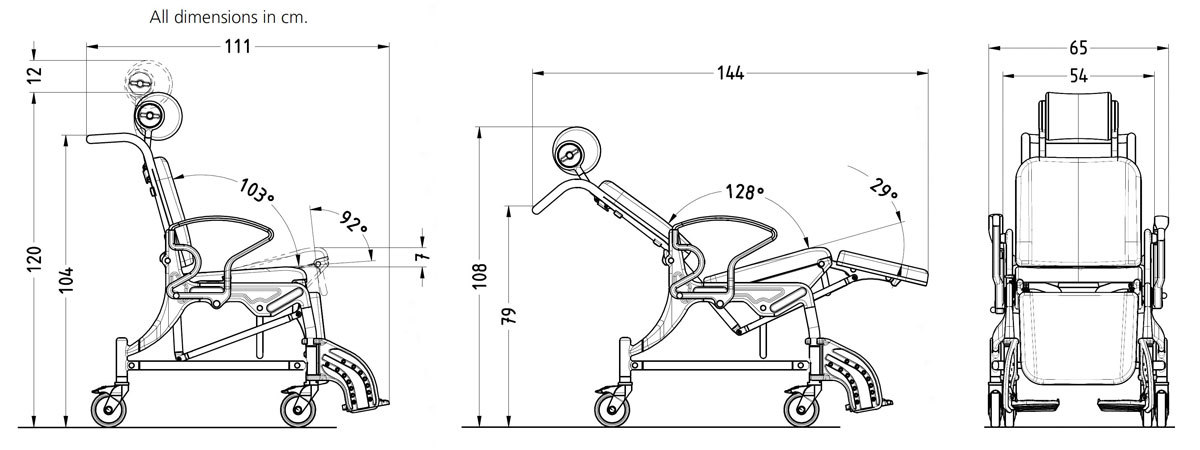 Phoenix Tilt Specification Diagram